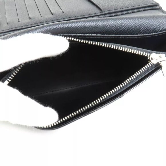 Authenticity guaranteed LOUIS VUITTON Taiga Portefeuille Brazza Long Wallet - Picture 7 of 8